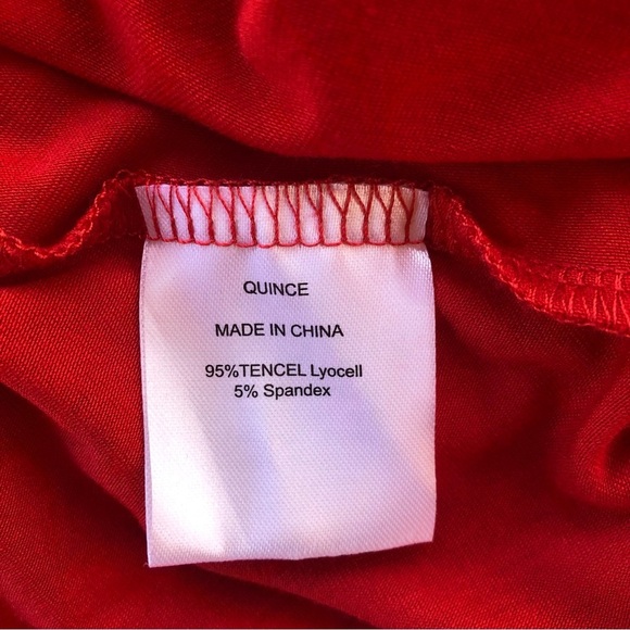 Quince Vibrant Red Fit & Flare Dress Size S - Picture 8 of 9